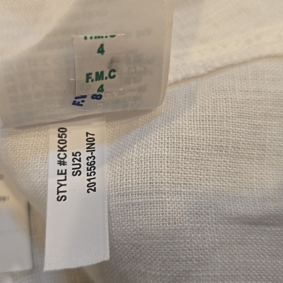 J.Crew Retail Lace-trim squareneck tank top in linen white XXS $69.50 - Picture 10 of 13